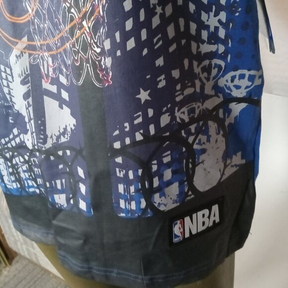 NBA Elevation Men's XL T-Shirt Size XL New w/ Tags Blue Vintage Basketball - Picture 8 of 12